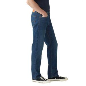 Levi's Men's 505 Regular Fit Jean Straight Leg Dark Blue Size 38x29